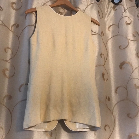 RARE Vintage Suanna button cream vest USA made - Picture 7 of 8